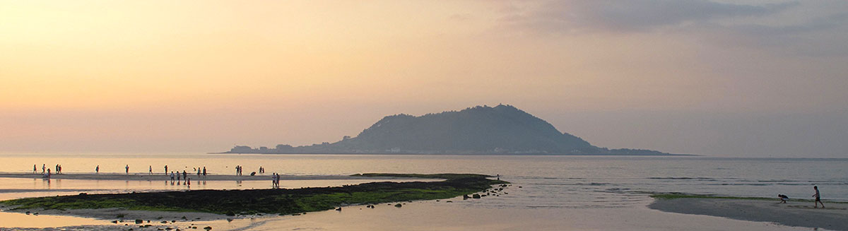 Insel in der Morgendämmerung
